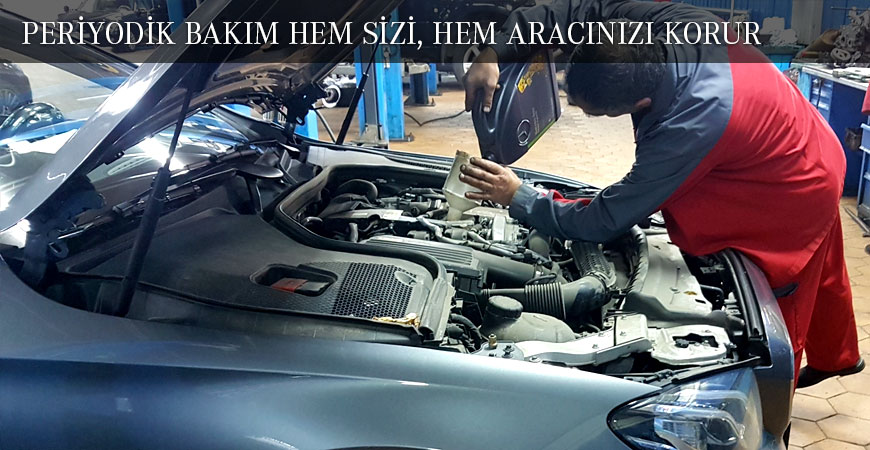 Mercedes özel servisi periyodik bakım hizmetleri